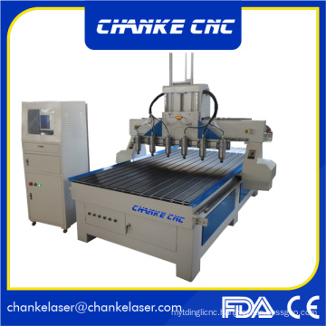 6 Heads 3D CNC Cutting Woodworking Router for MDF Cutting